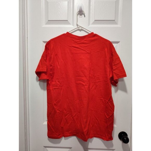 Barnesmith NC State Wolfpack Vintage Wolf's Head Red T-Shirt Size LARGE - Picture 4 of 4